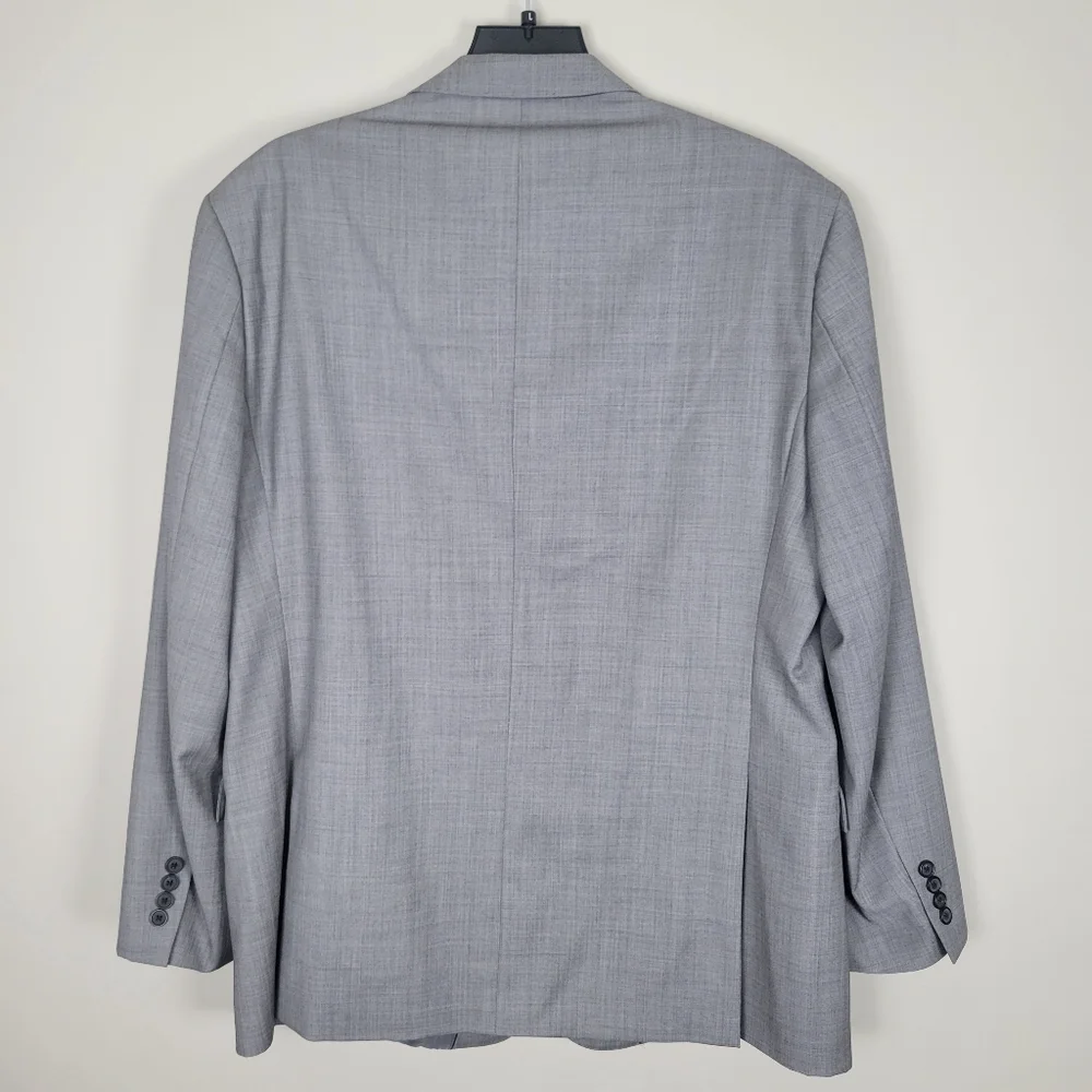 Brooks Brothers 346 Blazer Mens 48L Gray Regent Fit Stretch Sport Coat